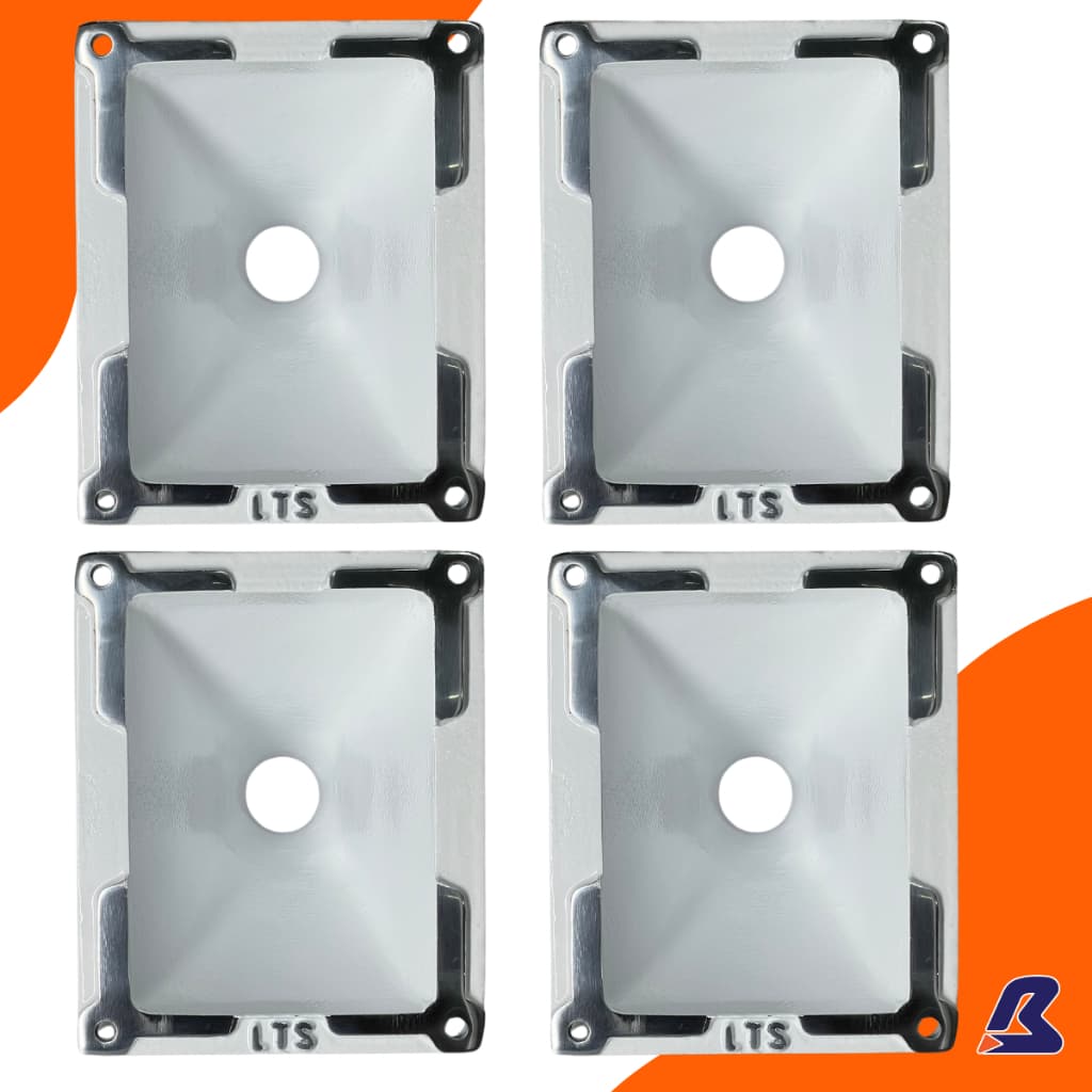 KIT C/ 4UN Expansor Corneta Cone Lente Lts 1512 1p TI Branca Tecsystens ORIGINAL