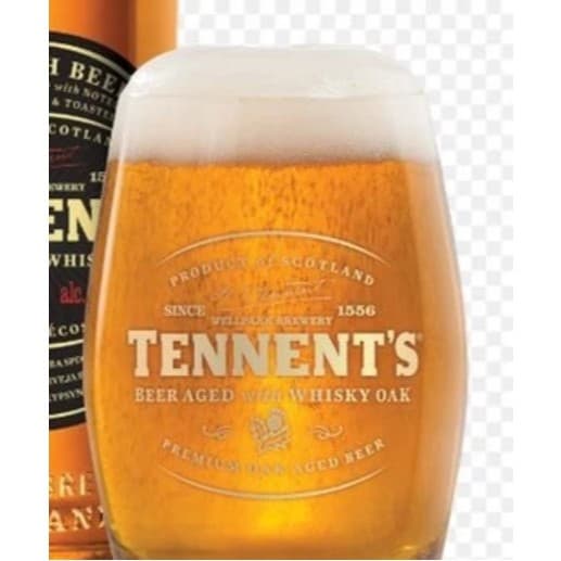KIT 2 Copos Vidro Wisky ou Cerveja Tennents 300ml Importado Escocia