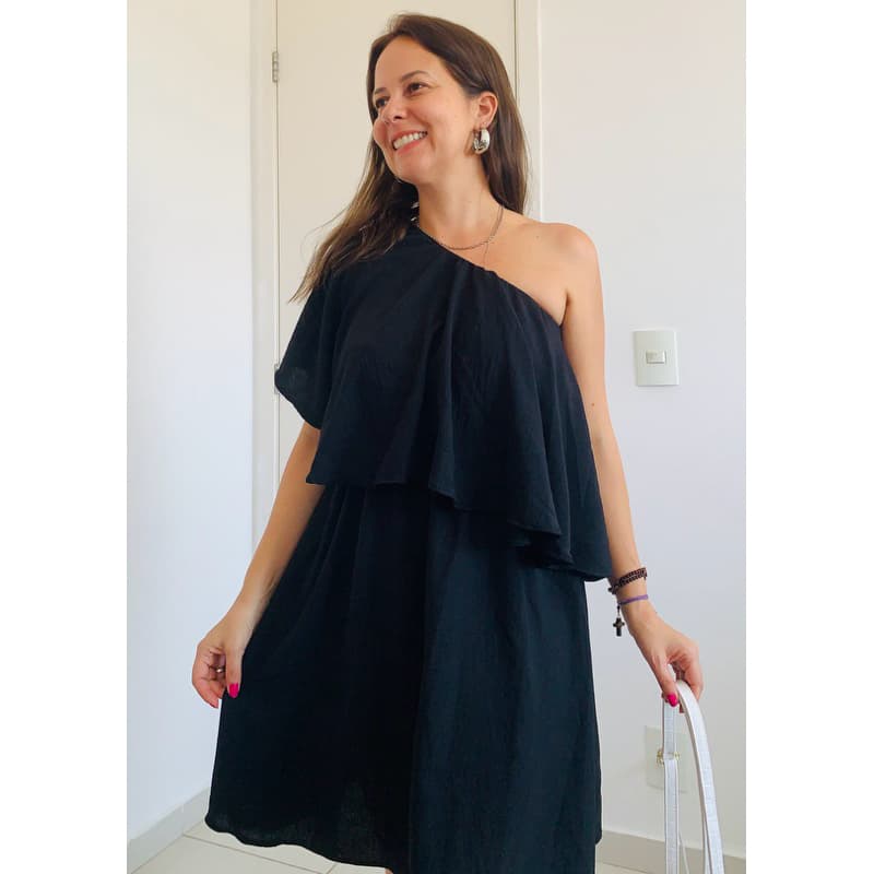 Vestidinho Preto Curto Feminino Soltinho