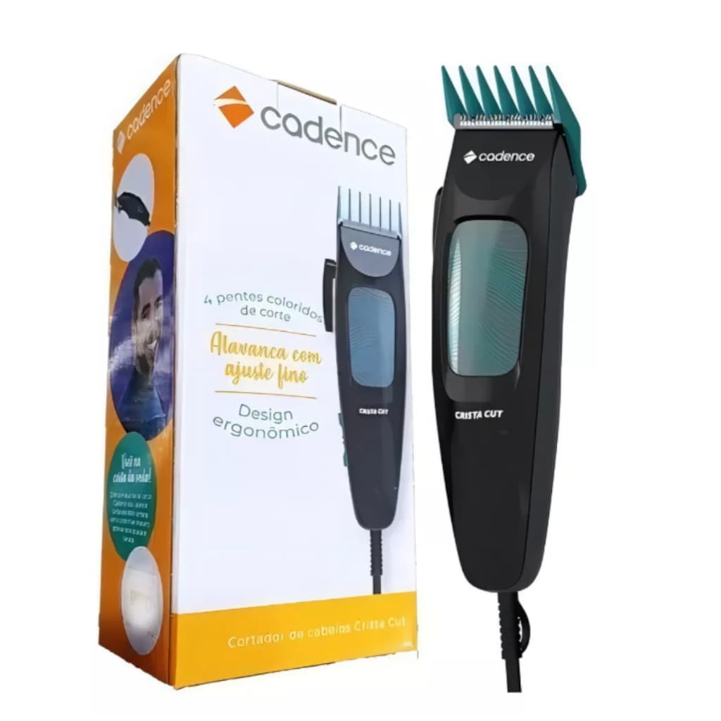 Maquina Aparador Pelos Corta Cabelo Barba + Acessórios Inova Bivolt Original - Envio Rápido