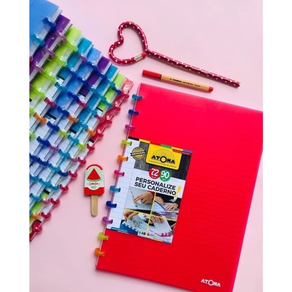Caderno AtOma Transparent A4