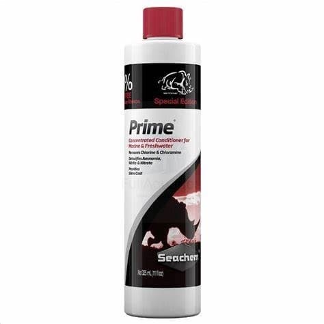 Seachem Prime 325ml - Condicionador De Água P/ Aquário