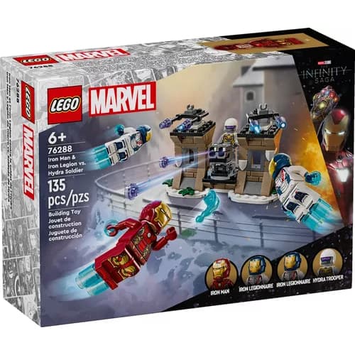 Lego Marvel Disney Legião De Ferro Vs Soldado Hydra - Lego 76288