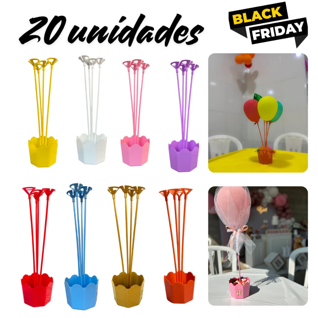 Cachepot Centro de Mesa Aniversário Infantil Lembrancinha 20 un