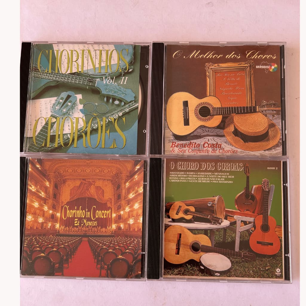 Lote. Coletânea 04 CD Classico Choro (originais)