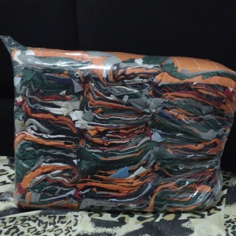 Estopa de limpeza colorida  Pacote com 10kg