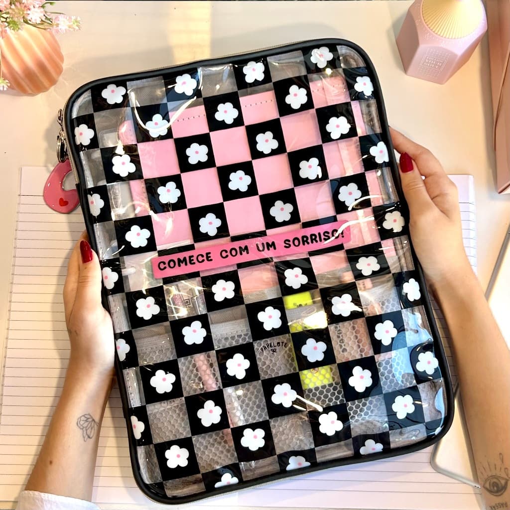Pasta Case G Premium MacBook Air até 13" Ipad Caderno Universitário Papelote
