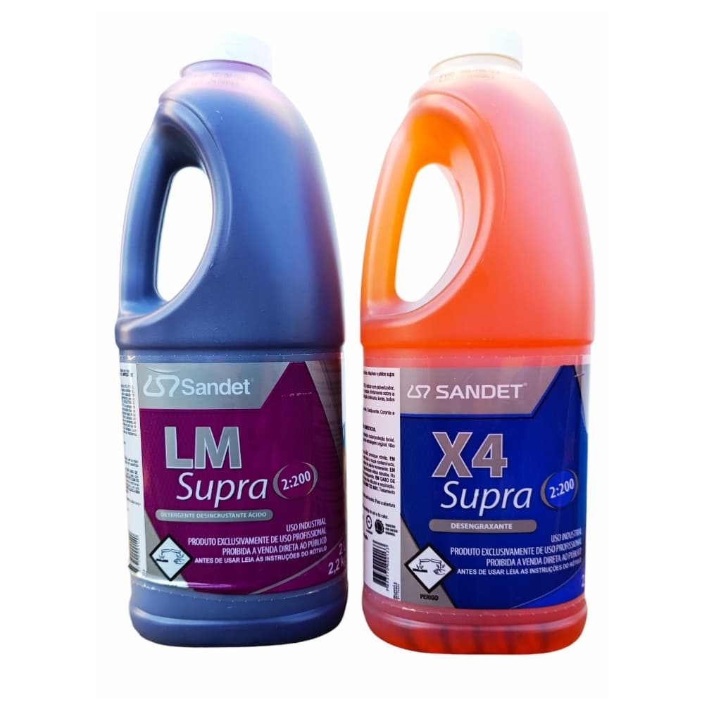 Kit Lavagem Automotiva Limpeza Pesada Ativado Solupan Sandet