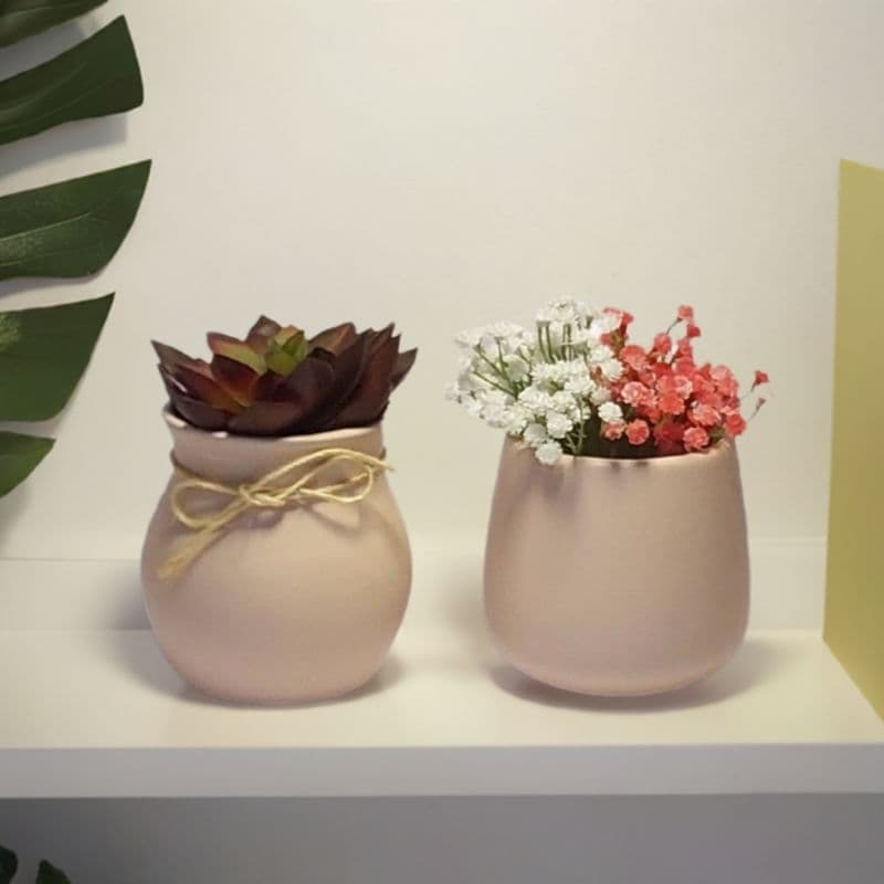 Conjunto de vasos em cerâmica linha gota