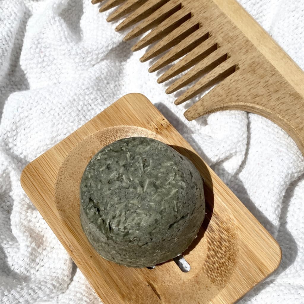 SHAMPOO SÓLIDO NATURAL DE ARGILA VERDE CASPA / SEBORRÉIA / CABELOS OLEOSOS/ DERMATITE