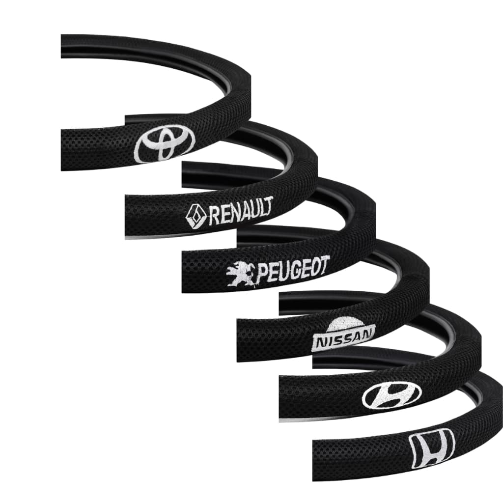 Capa para volante modelos Hyundai/Honda/Peugeot/Renault/Nissan/Toyota