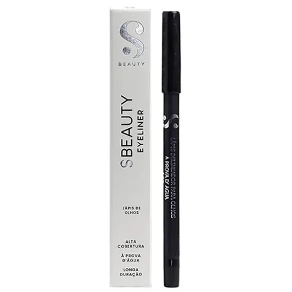 Lápis Delineador SBeauty Eyeliner Suelen Makeup Preto