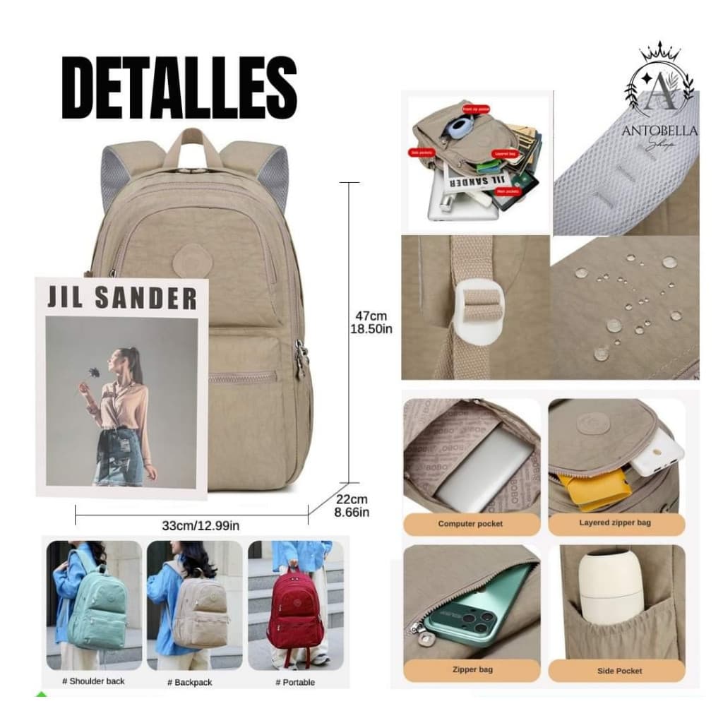 Mochila Escolar Adolescente Feminina Reforçada Faculdade Grande Impermeável