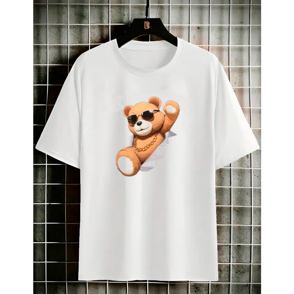 Camisetas Branca Estampada Unissex Camiseta Algodão Manga Curta Camisa Branca Gola Redonda 100% Algodão 30.1