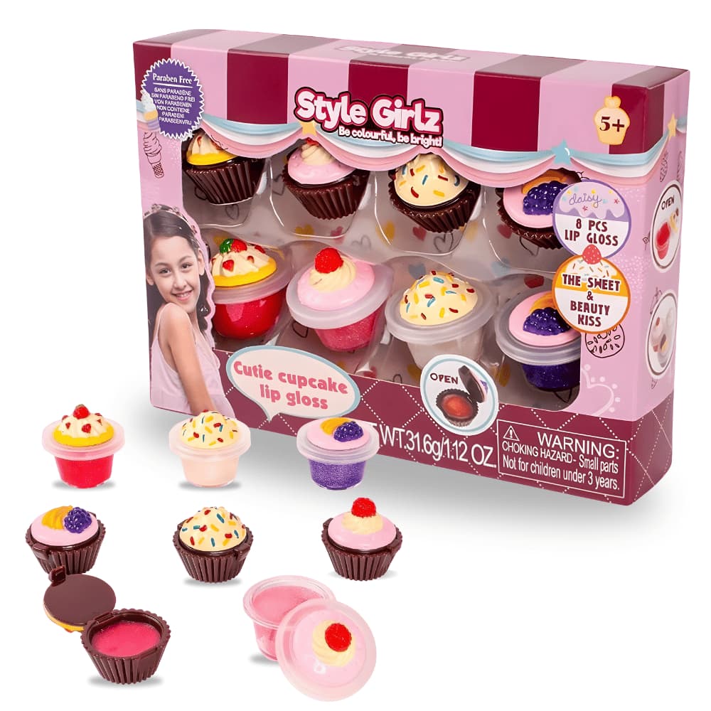 Lip Gloss Kit Gloss Labial Infantil Make De Criança Maquiagens De Crianças Makes Glitter Brilho