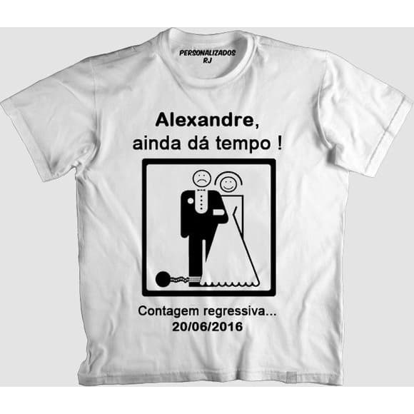 TSHIRT DE ALGODAO DESPEDIDA DE SOLTEIRO PERSONALIZADA ENVIO IMEDIATO