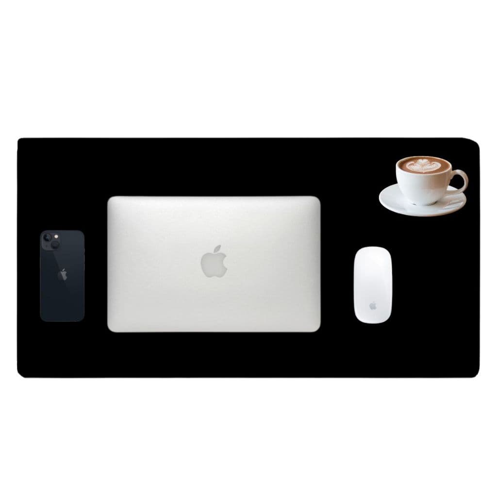 Mousepad Gamer 90x40 Cm Preto Extra Grande Liso Alta Precisão Envio Imediato