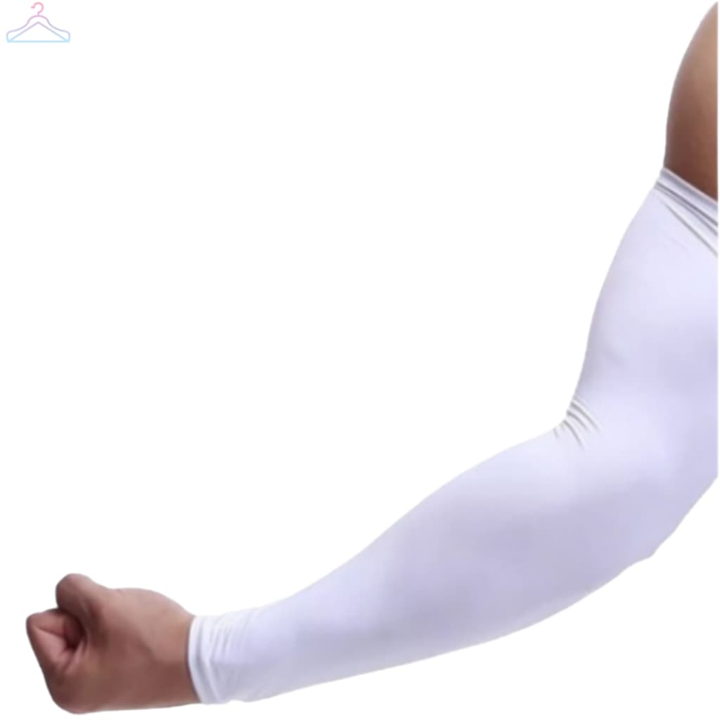 Manguito Mangote Mangas de Proteção Solar Branco