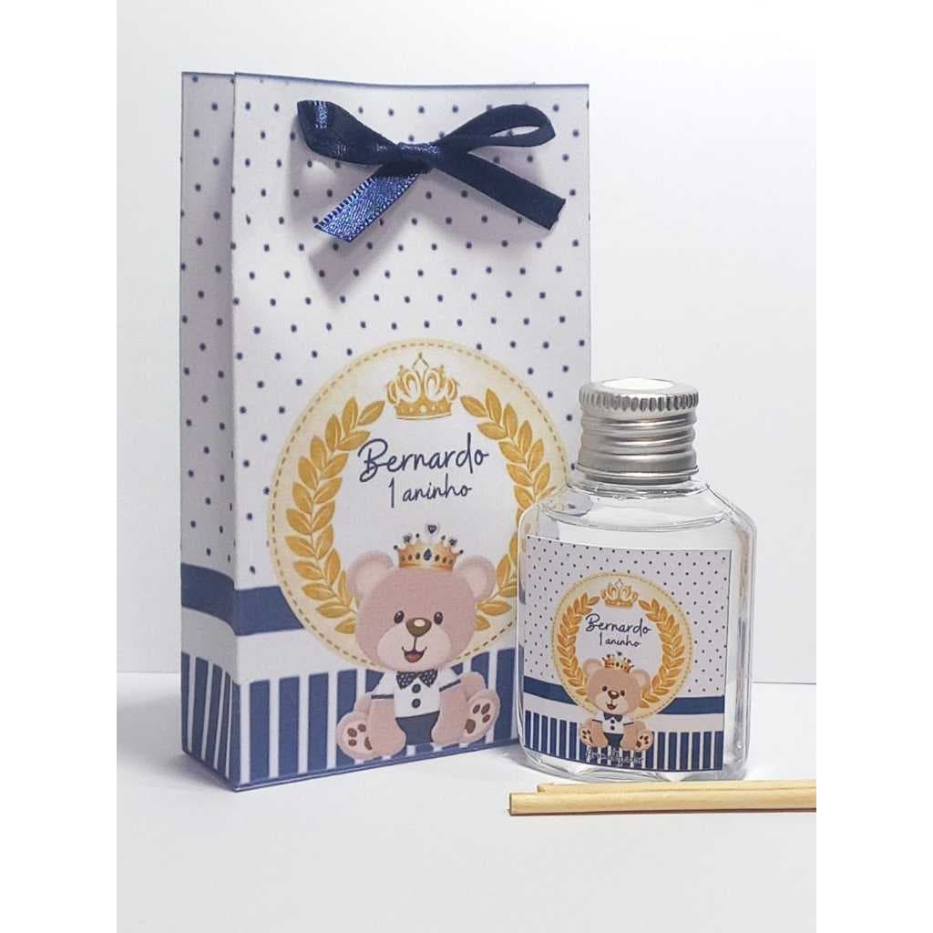 Aromatizador lembrancinhas Ursinho azul marinho