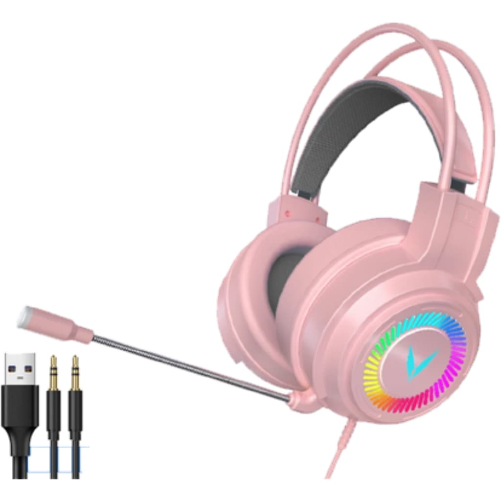 Fone De Ouvido Game Savioke Gaming Headset Rgb