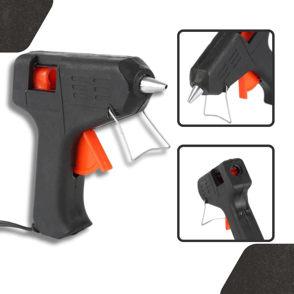 Pistola pequena de Cola Quente preta Bivolte 60Hz