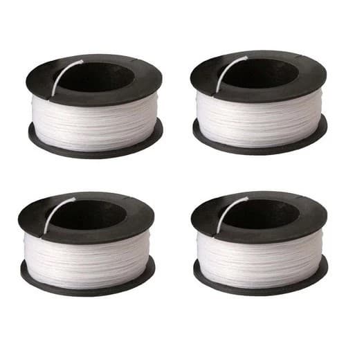 Kit 4 Linhas para Pedreiro Top Fio | 50 Metros | Fio Liso ou Trançado | Alta Resistência para Construção e Alvenaria