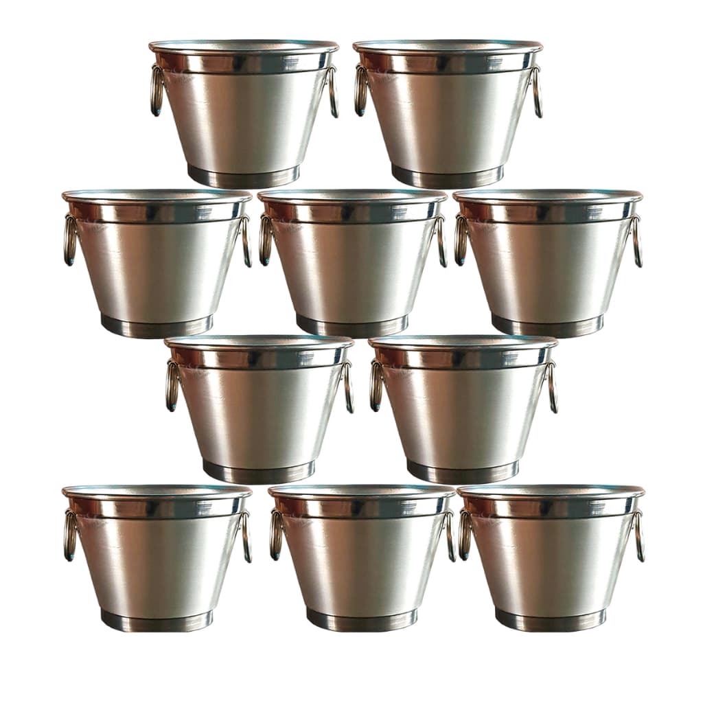 Kit Com 28  Baldes De Gelo Em Aluminio Acomodar 6 Litros Em Volume Garrafas E Gelo