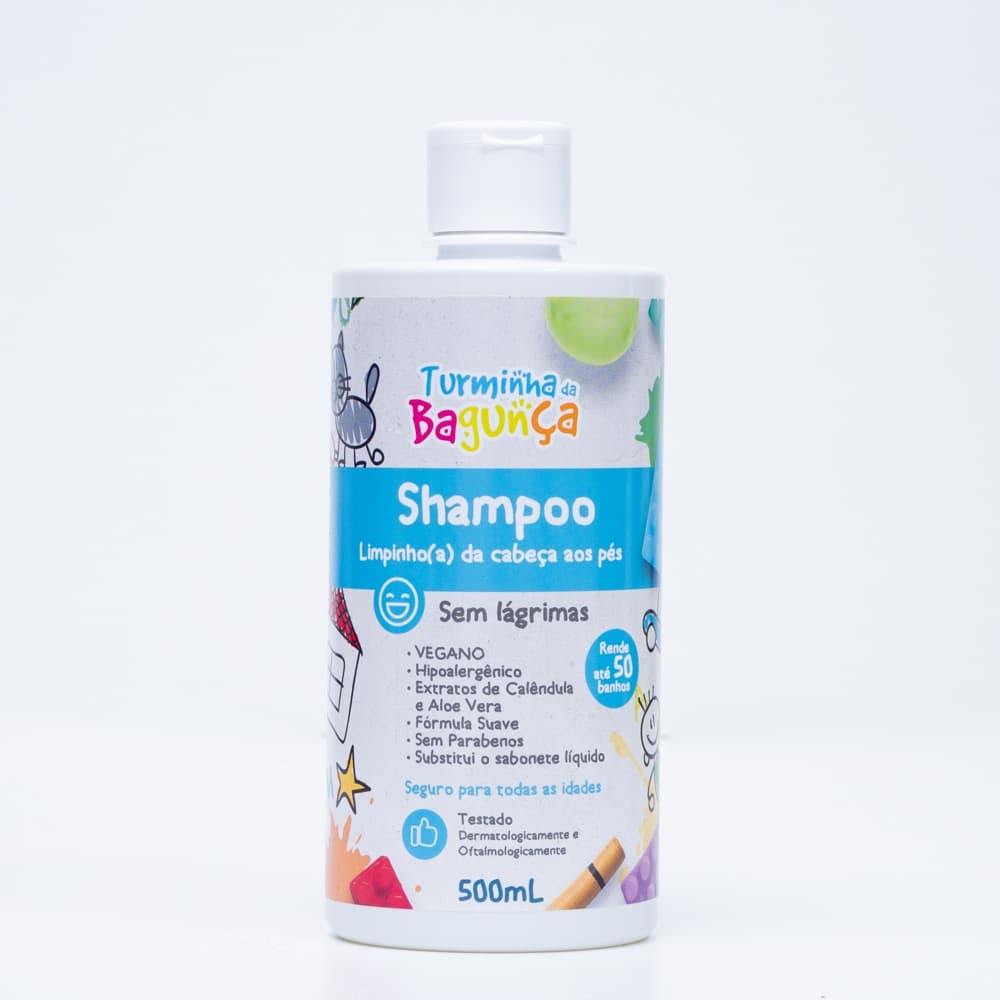 Shampoo 2 em 1 Turminha Da Bagunça 500ml Sem Lágrimas