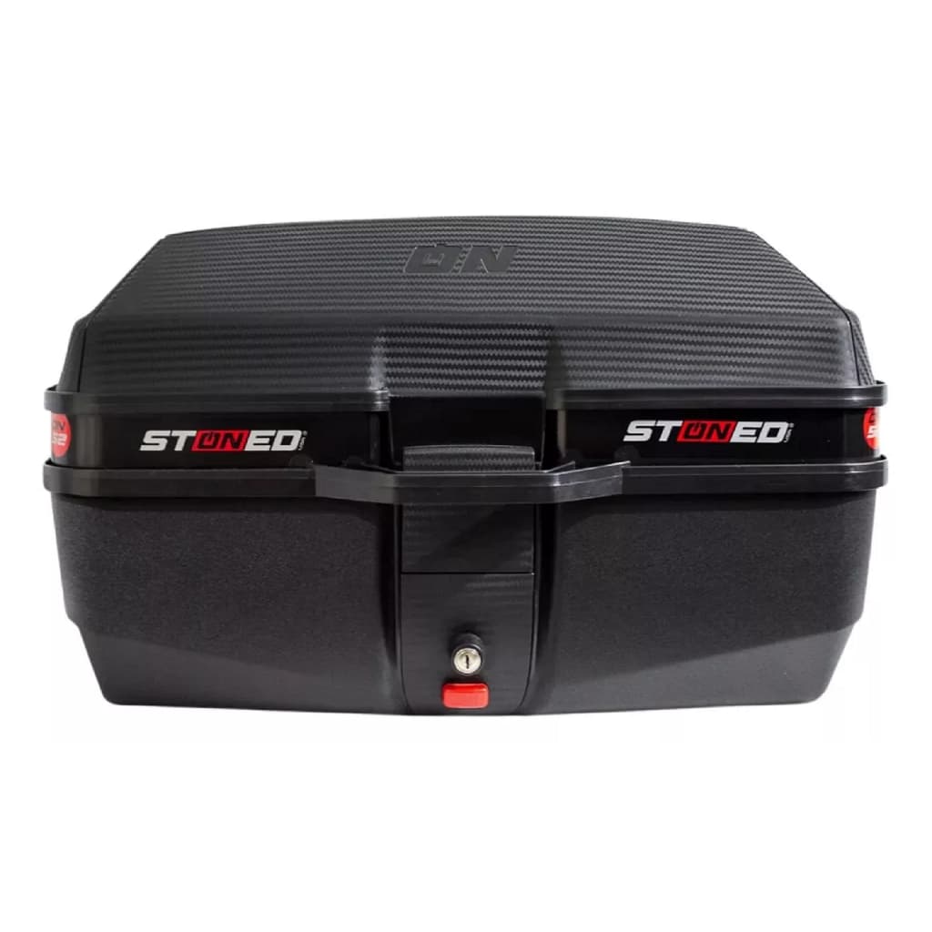 Bau Stoned Bauleto Moto com Base - 52 Litros Tracker Preto