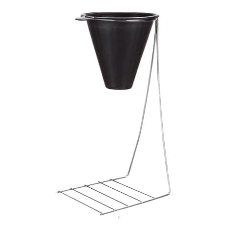 Suporte Grande 33cm Para Coador De Café Aço Cromado Boca Larga C/ Coador P/ Filtros Plástico Reforçado