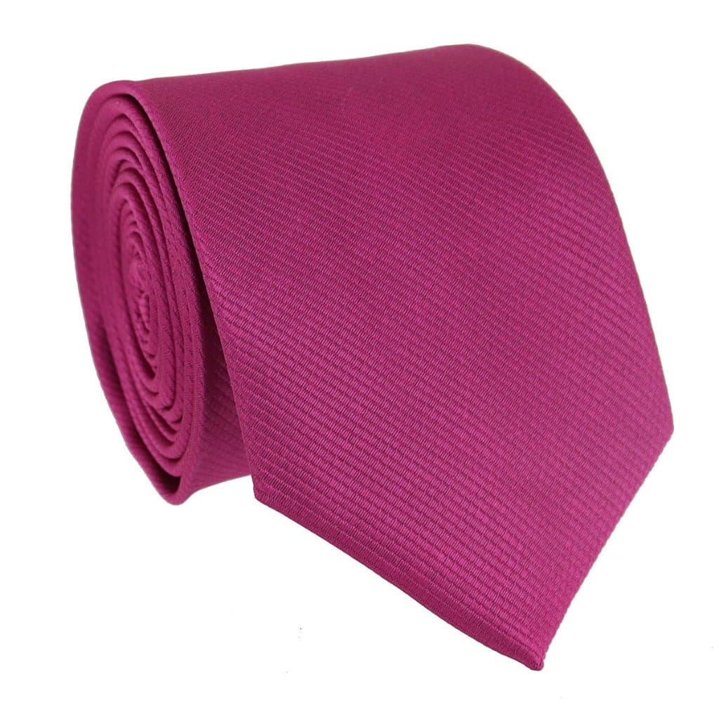 Kit 15 Gravatas Lisas Fucsia Slim Padrinho Noivos Casamentos Eventos