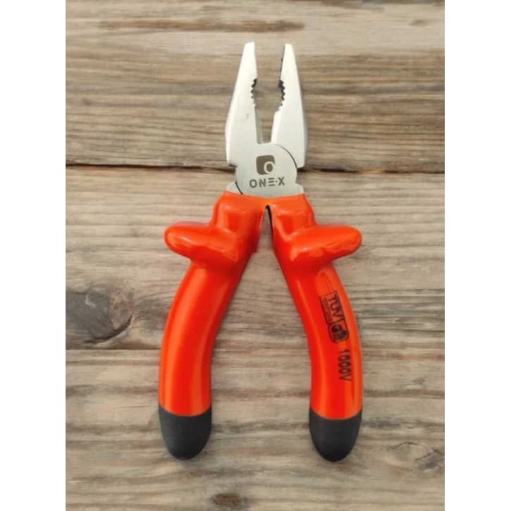 Alicate Universal Isolado Resistente 6  Polegadas Profissional Ferramenta 1000v Niquelado