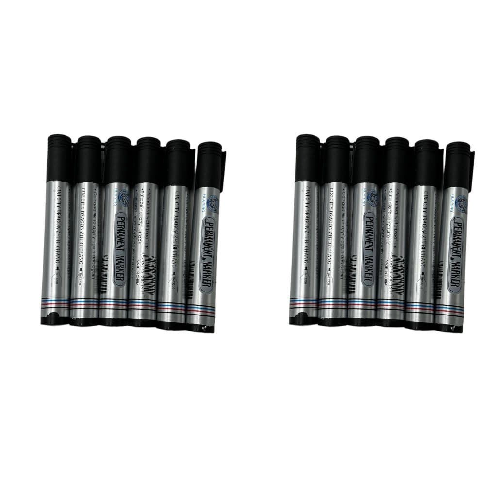 Canetão Marcador Permanente Atômico 1100p (12 Unidades) Diversas Cores Escrita Confortável