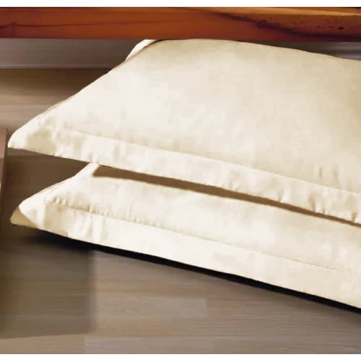 Kit com 2 Fronhas de Aba Percal 600 Fios Egípcios Elegantes