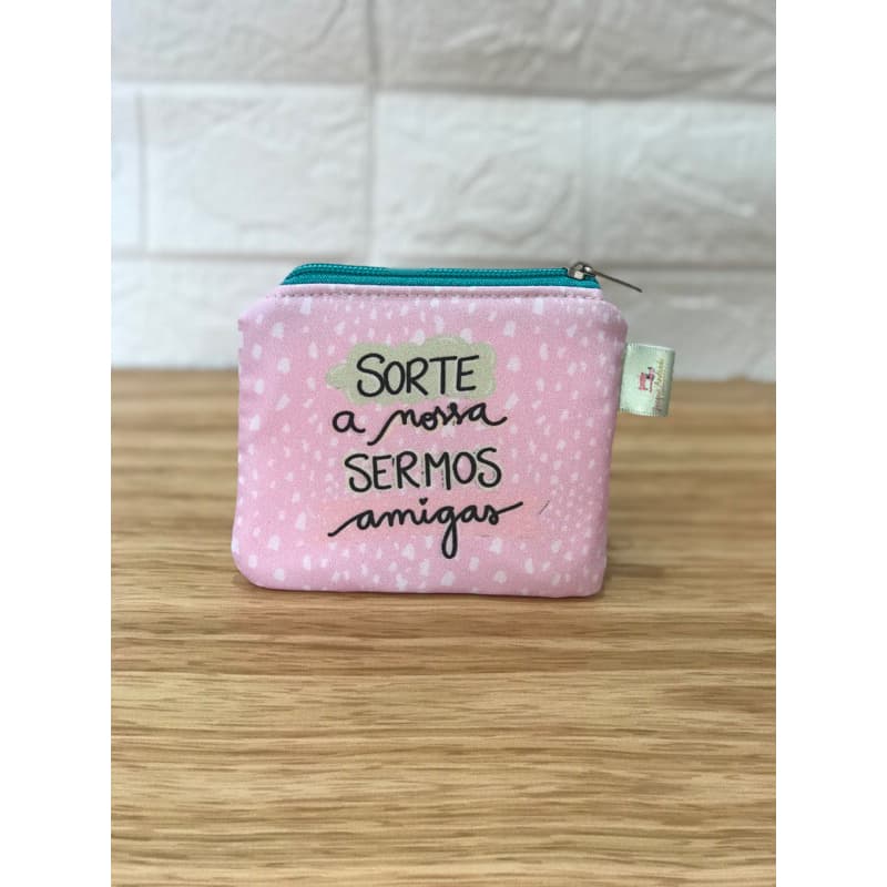 Lembrancinha - Mini Necessaire / Porta-Moedas - Tema Amigas