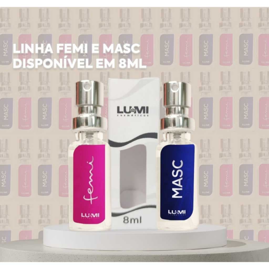Perfume de bolso Lumi Cosmeticos 8ML - NOVO - ( Escolha a fragancia por mensagem)