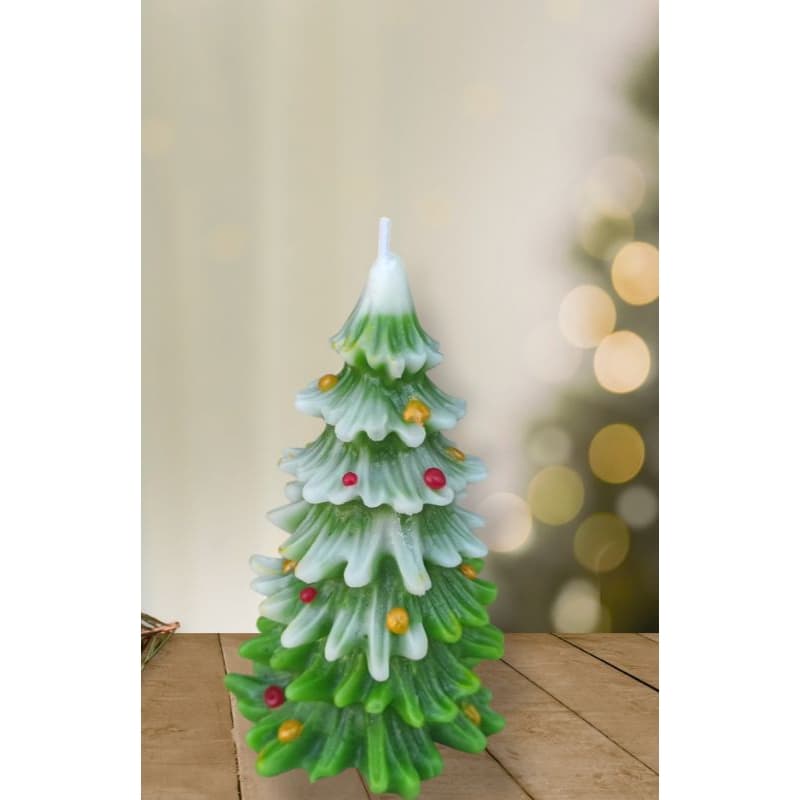 Vela Aromática Pinheiro Enfeitado/ Natal/ Vela de Natal / Christmas/ Vela perfumada/ Vela natalina