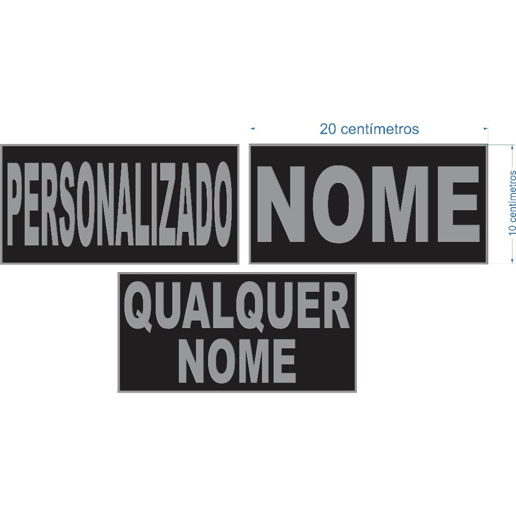 PATCH EMBORRACHADO 20 UN PARA COSTAS COLETE 20X10
