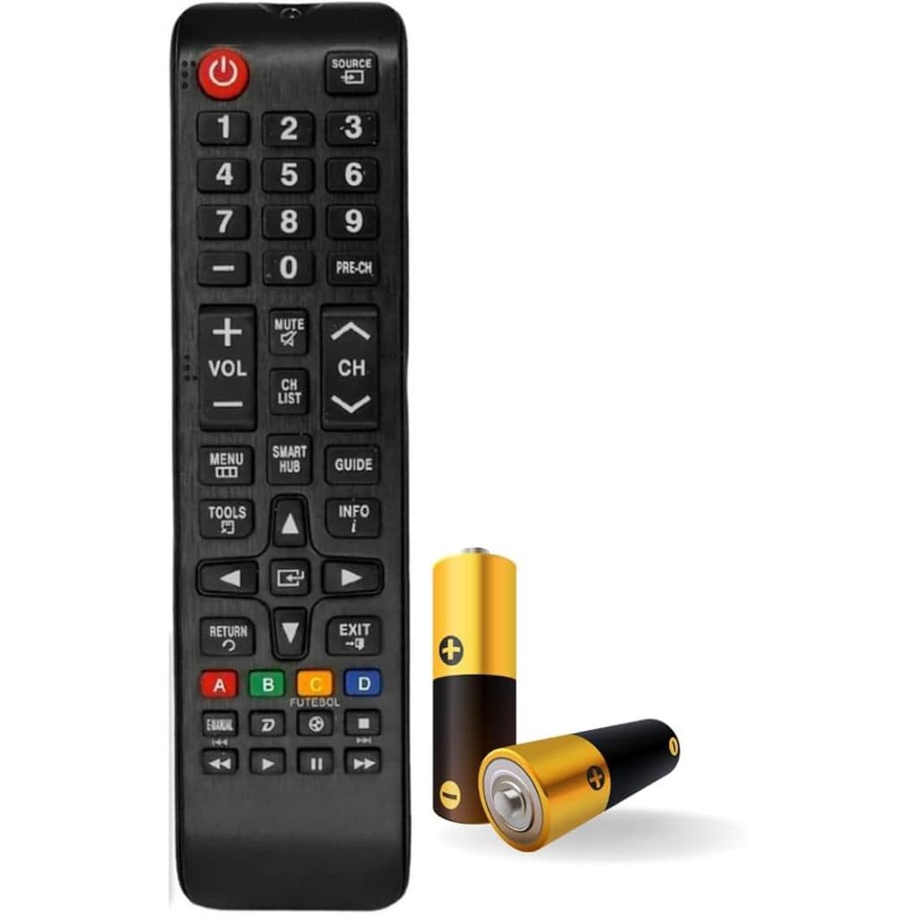 Controle Remoto Compatível com SAMSUNG TODOS OS MODELOS LCD LED 3D HDTV SmartHub Com Pilhas