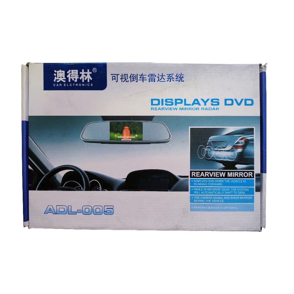 Kit Retrovisor Com Câmera + Sensor De Ré Universal