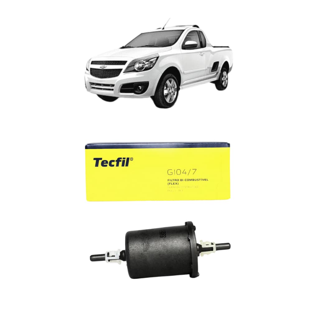Filtro De Gasolina GM Chevrolet Montana 2006 até 2022 Flex Original Tecfil Combustivel