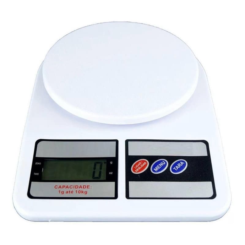 Balança Digital De Precisão Cozinha 10kg Nutrição E Dieta Capacidade máxima 10 g Cor Branco