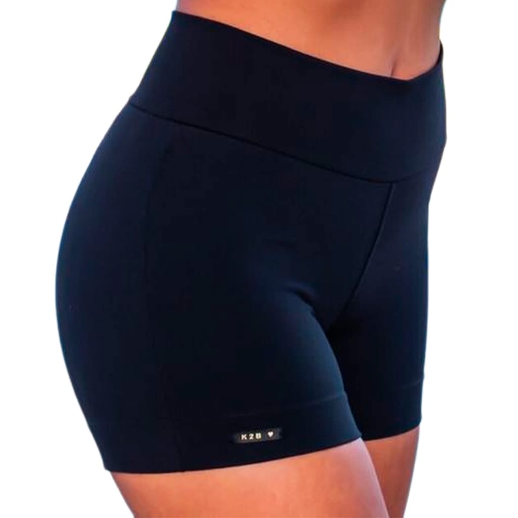 Short Feminino K2B Original Fitness Cós Cintura Alta Tecido Grosso Curto