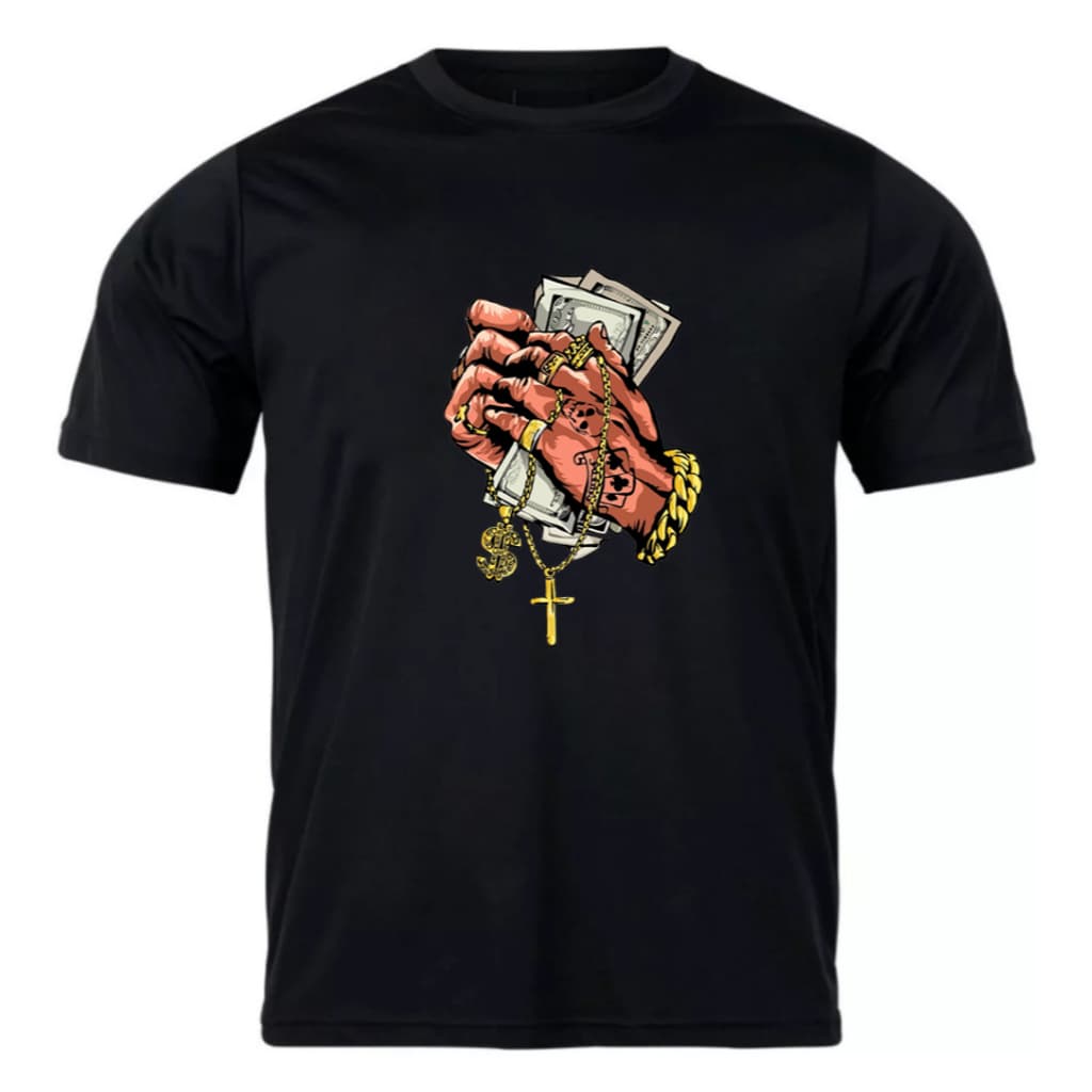 Camiseta Lançamento Ostentação e Fé Tecido de Alta Qualidade 100% Algodão