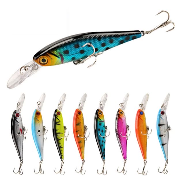 ISCA ARTIFICIAL MEIA ÁGUA / ISCA DE FUNDO 10.3 CM 9.1GR TUCUNARÉ/TRAÍRA/DOURADO /CACHORRA / PIRARUCU