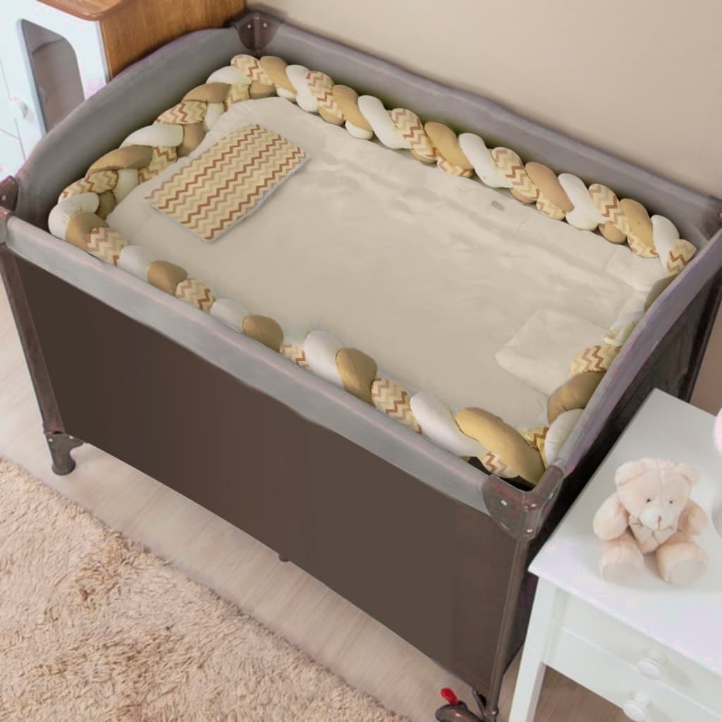 Kit Berço Chiqueirinho Desmontável Portátil Para Seu Bebe Kit Berco 5 Peças Conforto Bebê