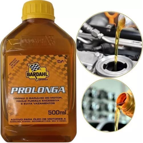 Aditivo Óleo Bardahl Prolonga Motores Carro Cansados Fumando Vazando Óleo 500 ml