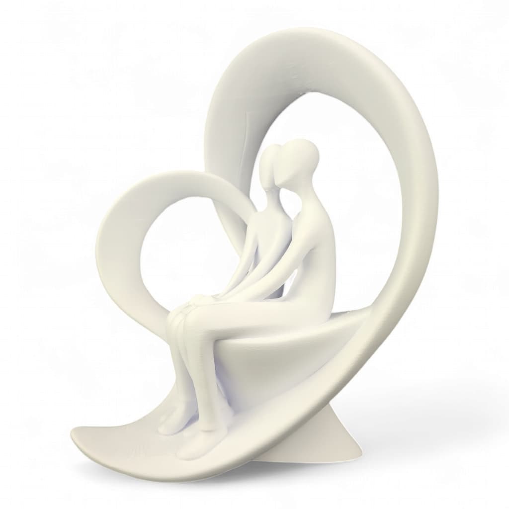 Estatua Decorativa Minimalista Presente Família Amor União Presentes Presente