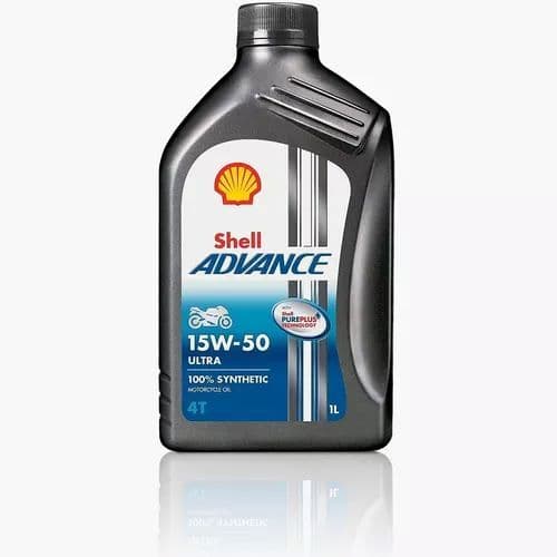Oleo De Motor Shell Advance 15W-50 Ultra 4 tempos 1L