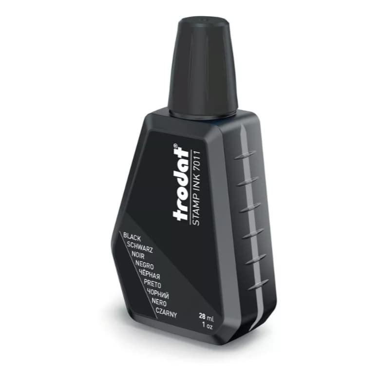 Tinta para carimbo Preta 28ml / Trodat 7011 / Stamp Ink